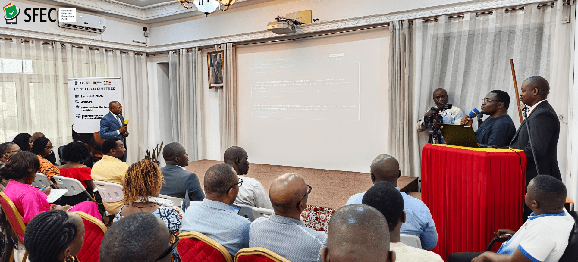 Rencontre sur le SFEC entre la DGID et les entreprises de Pointe-Noire